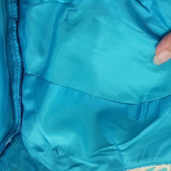 Peacock print dress, gown, evening gown, wow dress, gorgeous, elegant dress - Picture 5 of 7